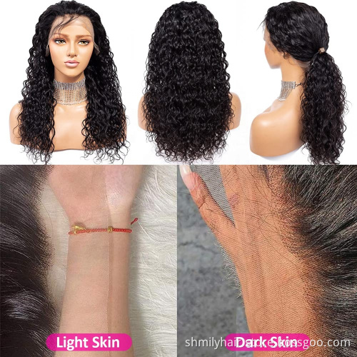 Shmily Glueless 30 inch HD Lace Front Wig Transparent Natural Human Hair Wigs Brazilian 13x6 Lace Frontal Wigs For Black Women